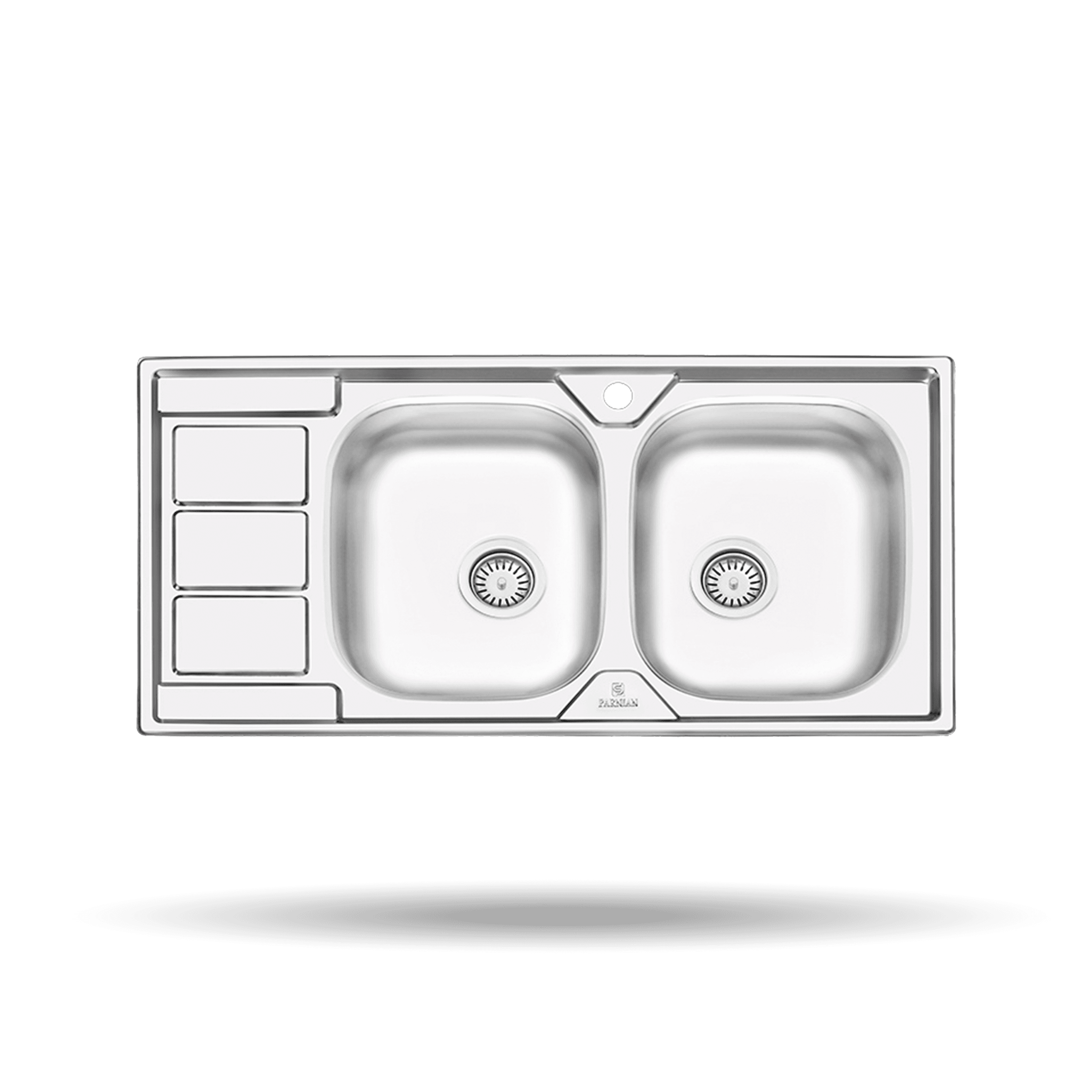 سینک روکار پرنیان استیل مدل PS2111 — تصویر ۵