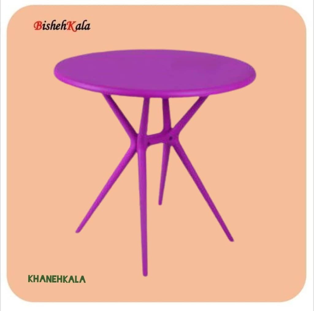 میز دایره باغی و ویلایی 80 کد(7)