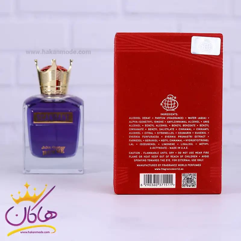 ادکلن فراگرنس مردانه اسکندانت جان گاستی مدل ژان پل گوتیه اسکندال 100 میل — تصویر ۶
