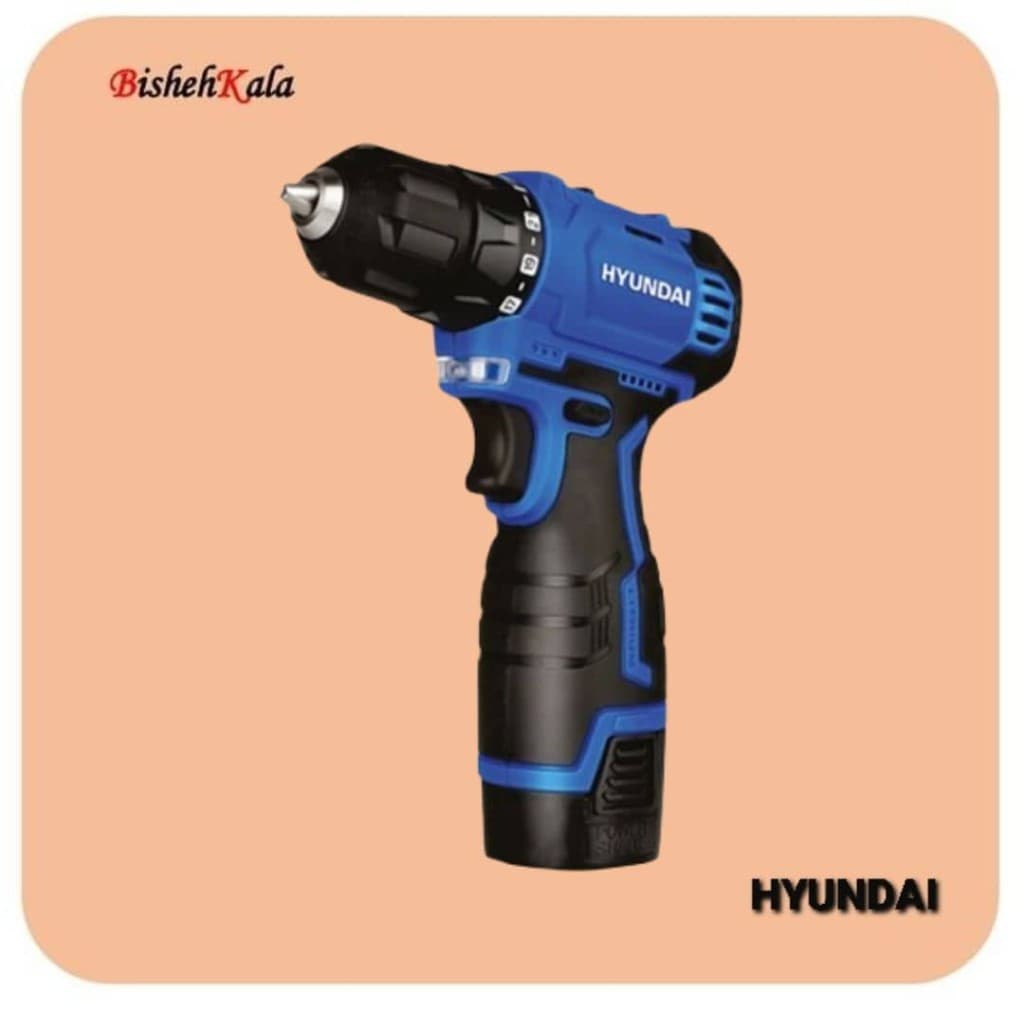 دریل شارژی چکشی دو سرعته اتوماتیک براشلس 16.8 ولت HYUNDAI هیوندای مدل HP – 216 کد(3) — تصویر ۳