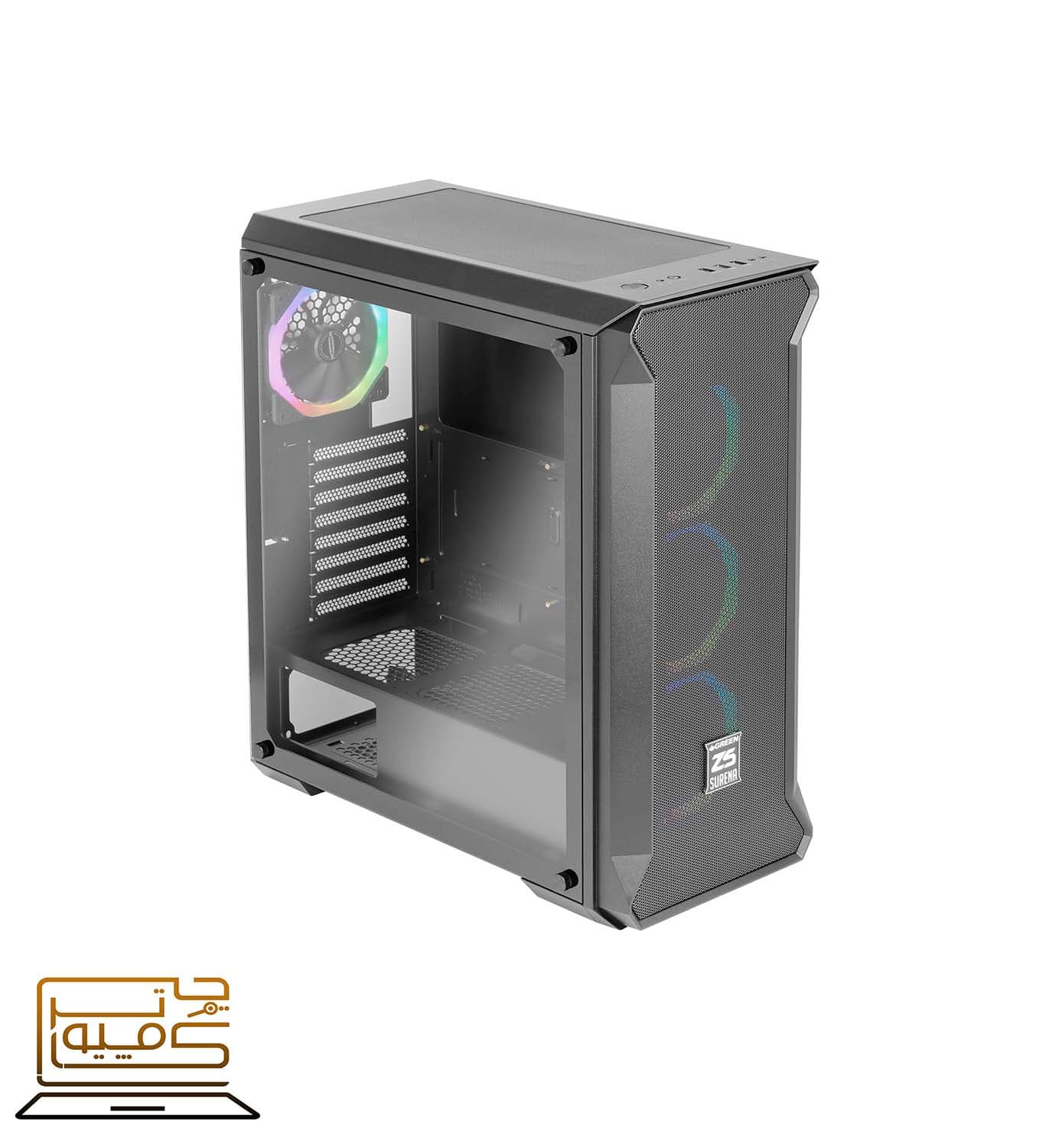 کیس کامپیوتر Z5 SURENA گرین ا Green Z5 SURENA Computer Case