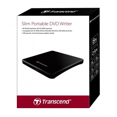 درایو DVD اکسترنال ترنسند مدل TS8XDVDS — تصویر ۴