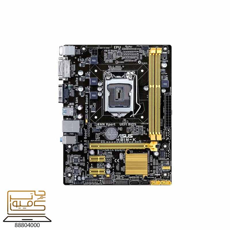 مادربرد ایسوس ASUS H81M-K D3 کارکرده