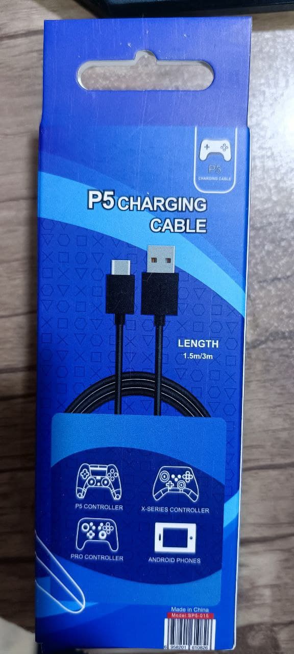 کابل شارژ Type-C دسته بازی پلی استیشن 5