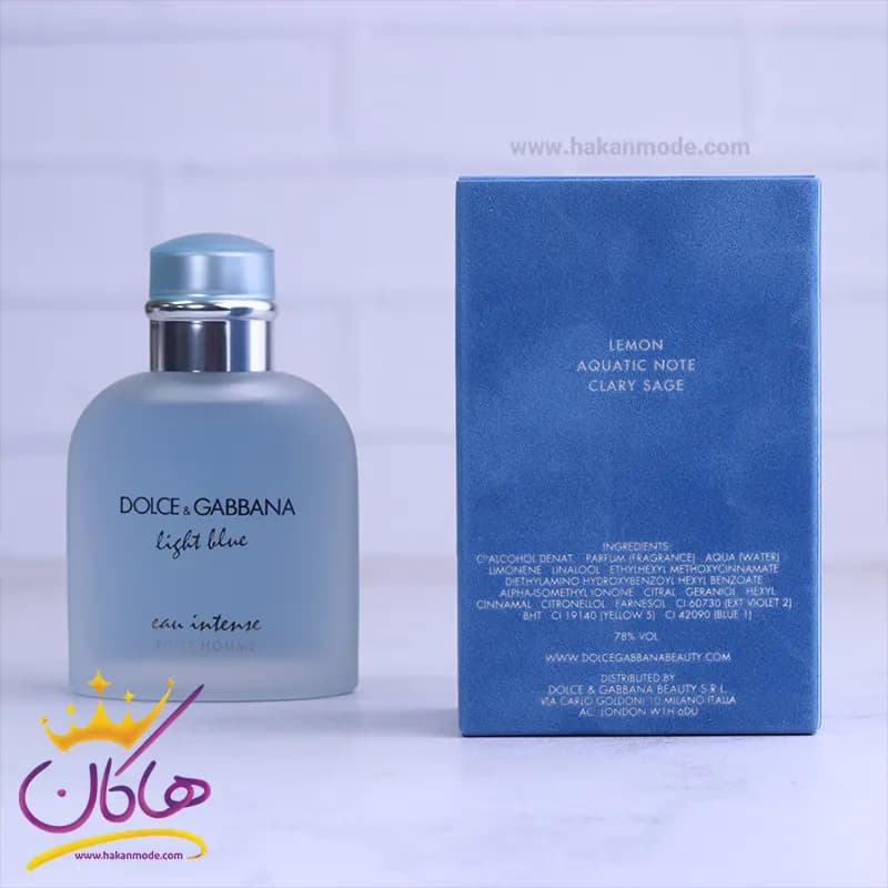 عطر ادکلن دولچه گابانا مردانه لایت بلو او اینتنس 100 میل — تصویر ۶