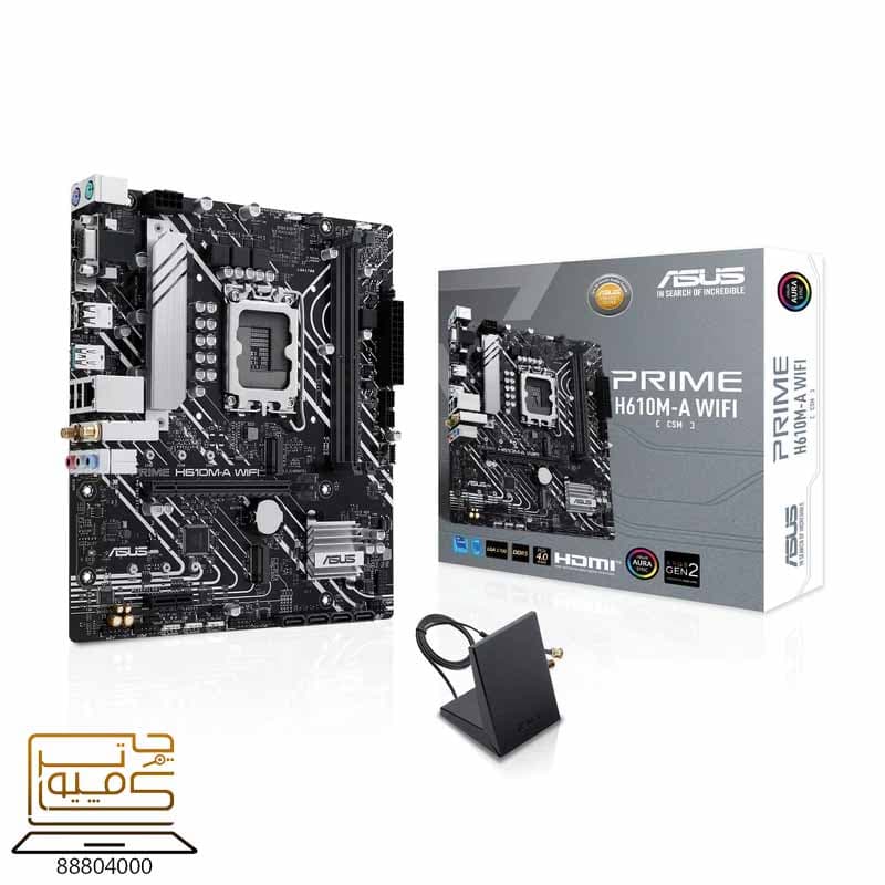 مادربرد ایسوس ASUS PRIME H610M-A WIFI D5 — تصویر ۴