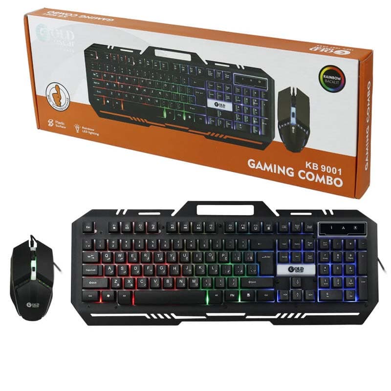 موس و کیبورد گیمینگ Gold Oscar KB9001