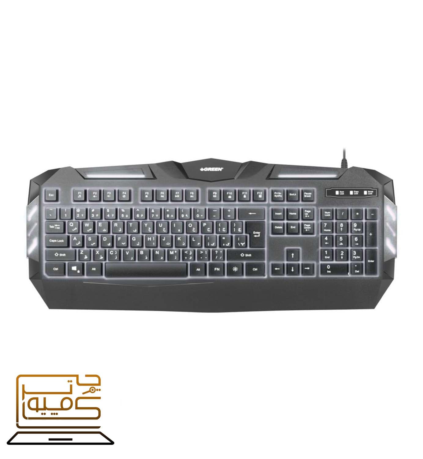 کیبورد GK403 گرین ا Green GK403 Computer Keyboard