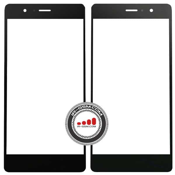 گلس تعمیراتی مشکی هوآوی GLASS +OCA HUAWEI P9 — تصویر ۲