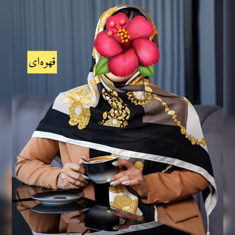 روسری زنانه مدل وال نخی وارداتی منگوله دار کد 0102 — تصویر ۷