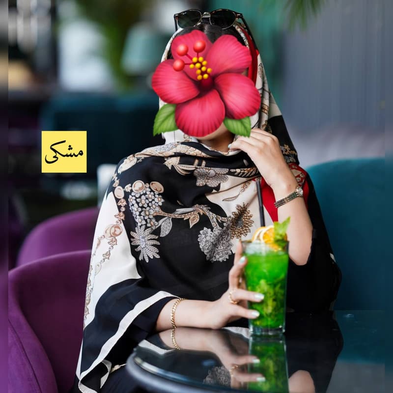 روسری زنانه مدل وال نخی وارداتی منگوله دار کد 0102 — تصویر ۴