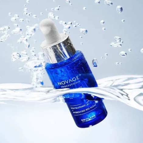 سرم آبرسان ۲۴ ساعته اینتنس پاور دراپس نوایج پلاس اوریفلیم NOVAGE+ Proceuticals 24H Intense Hydration Power Drops — تصویر ۵