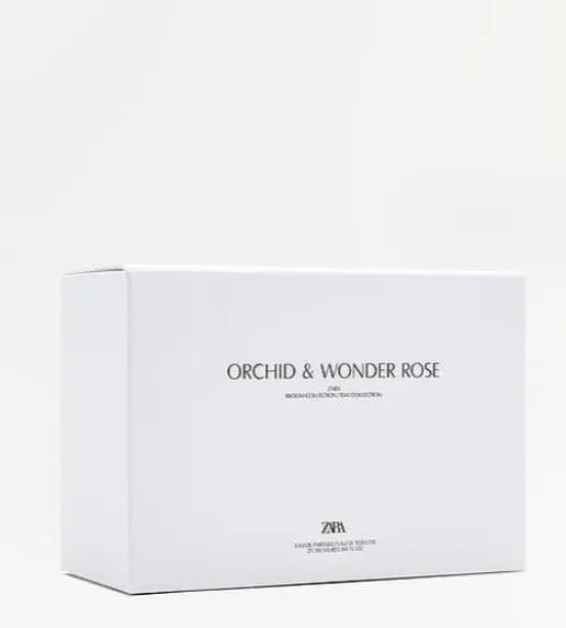 عطر زنانه ارکید و وندر رز زارا ORCHID + WONDER ROSE EDT ZARA — تصویر ۲