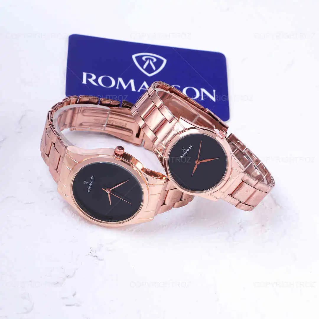 ست ساعت مچی زنانه مردانه Romanson مدل 475 — تصویر ۷