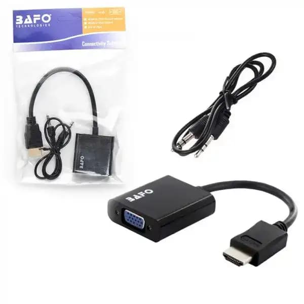 کابل تبدیل Hdmi به Vga مدل بافو Bafo