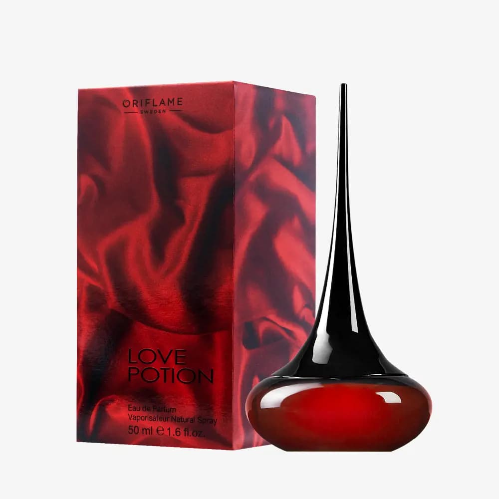 ادوپرفیوم زنانه لاوپوشن قرمز اوریفلیم Love potion eau de parfum — تصویر ۲
