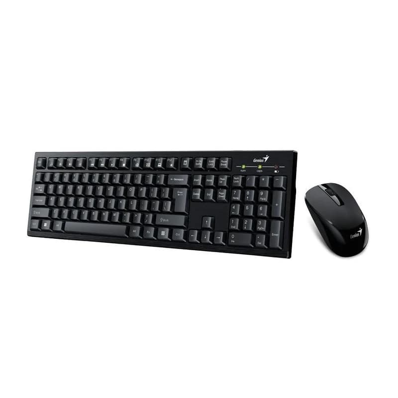 کیبورد و موس بیسیم GENIUS رنگ مشکی مدل KM8101 — تصویر ۲