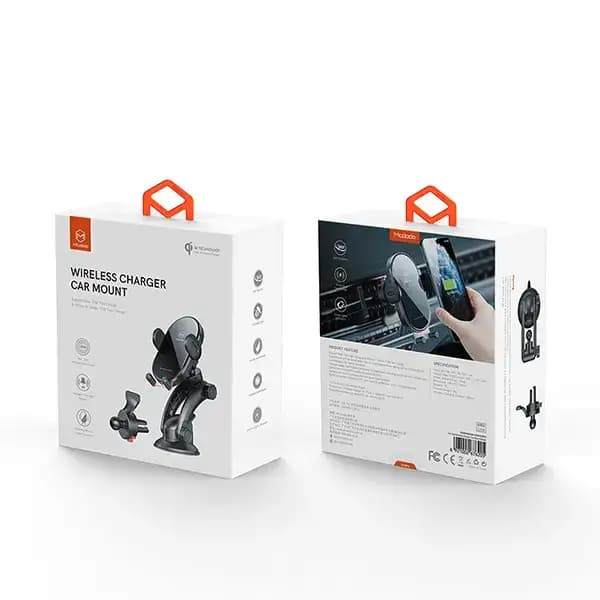 پایه نگهدارنده و شارژر بی‌سیم خودرو مک‌دودو MCDODO 15W Wireless Charger Car Mount Space Series CH-7620 — تصویر ۱۰