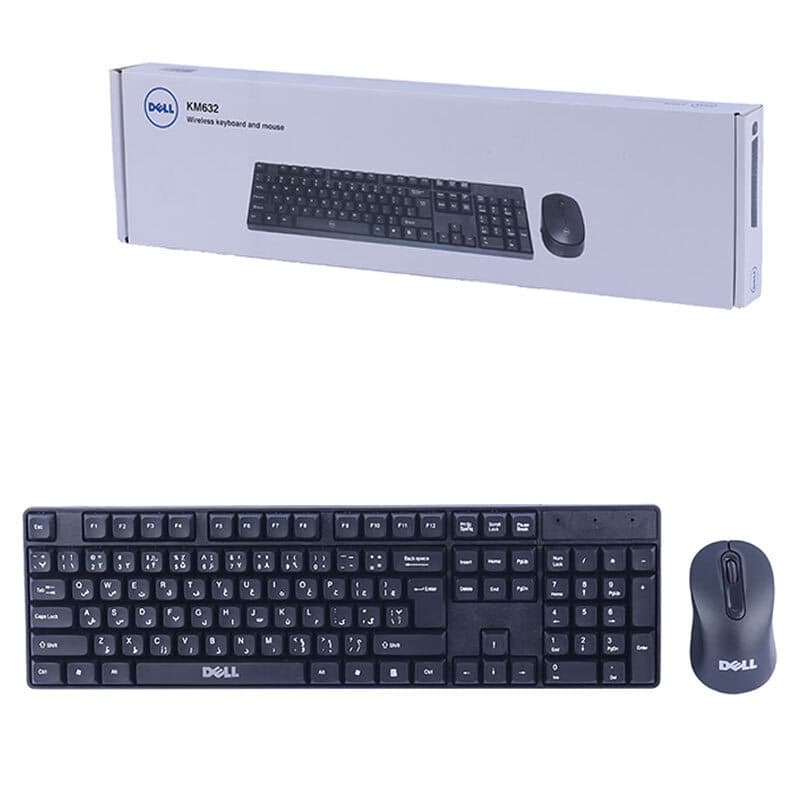 کیبورد و موس بیسیم DELL مدل KM632 — تصویر ۸