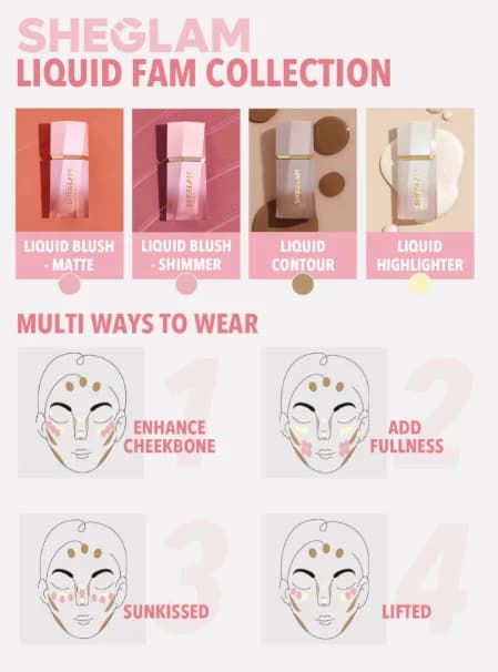رژگونه مایع شیگلم کالر بلوم Sheglam Color Bloom Liquid Blush — تصویر ۱۰