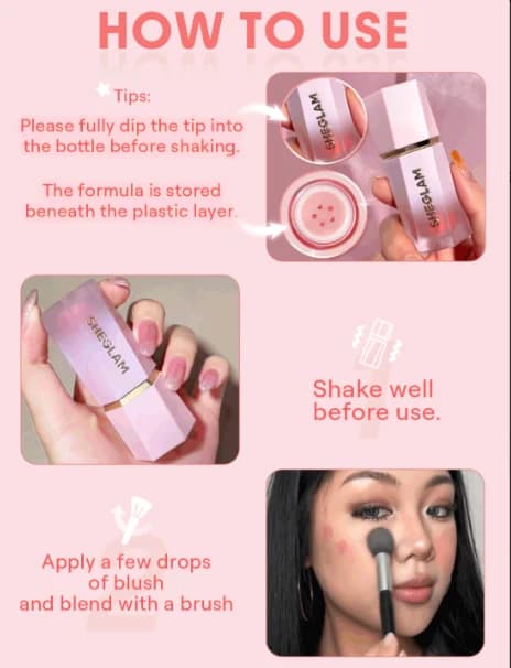 رژگونه مایع شیگلم کالر بلوم Sheglam Color Bloom Liquid Blush — تصویر ۱۱