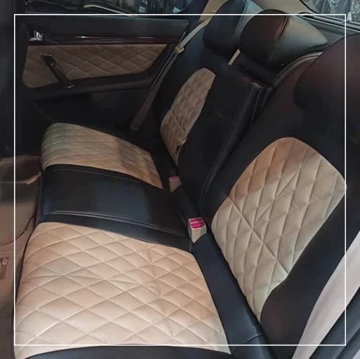 روکش صندلی پژو 407 Peugeot مدل لمسه لوزی برند R-643) ECCCO) — تصویر ۴