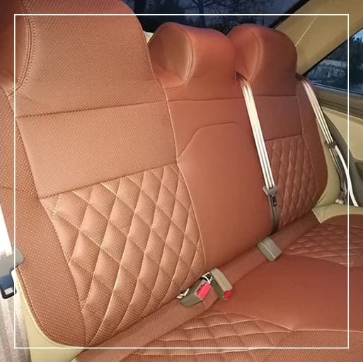 روکش صندلی پژو 405 Peugeot مدل لمسه لوزی+گلدوزی برند R-638) ECCCO) — تصویر ۴