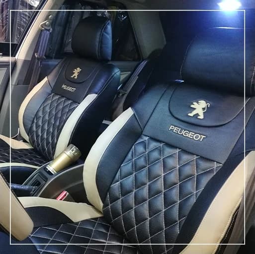 روکش صندلی پژو 405 Peugeot مدل سفارشی برند R-637) ECCCO) — تصویر ۳