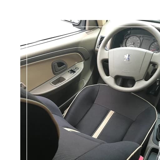 روکش صندلی پژو 405 Peugeot مدل نوار وسط برند R-632) ECCCO) — تصویر ۳