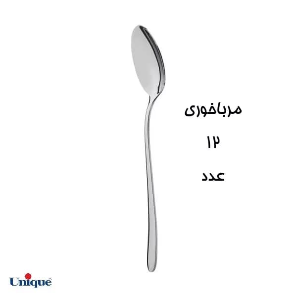 سرویس قاشق و چنگال غذاخوری یونیک مدل دونا24 نفره 124 پارچه — تصویر ۴