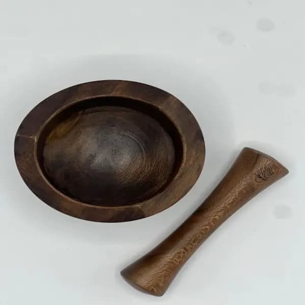 هاونگ چوبی دست ساز چوب (راش) برند کینیا — تصویر ۵