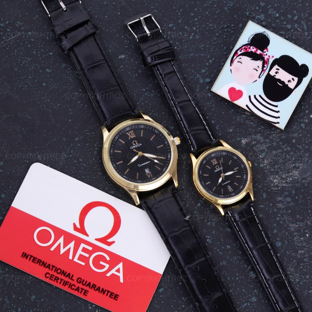 ساعت مچی زنانه مردانه OMEGA مدل404 — تصویر ۲