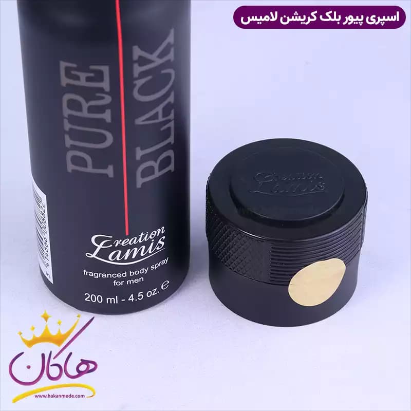 اسپری بدن کریشن لامیس مردانه پور بلک 200 میل — تصویر ۳