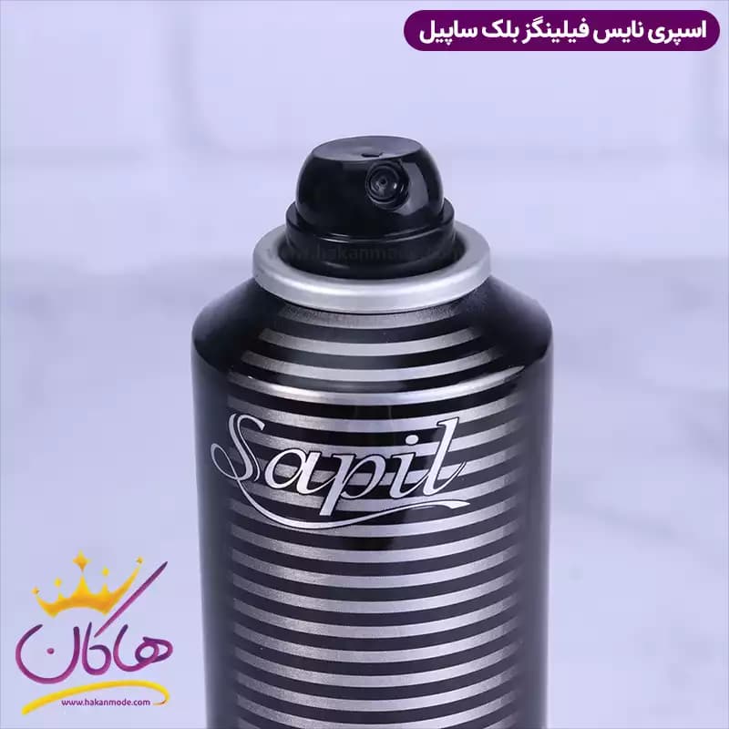 اسپری بدن ساپیل مردانه نایس فیلینگز بلک 200 میل — تصویر ۳