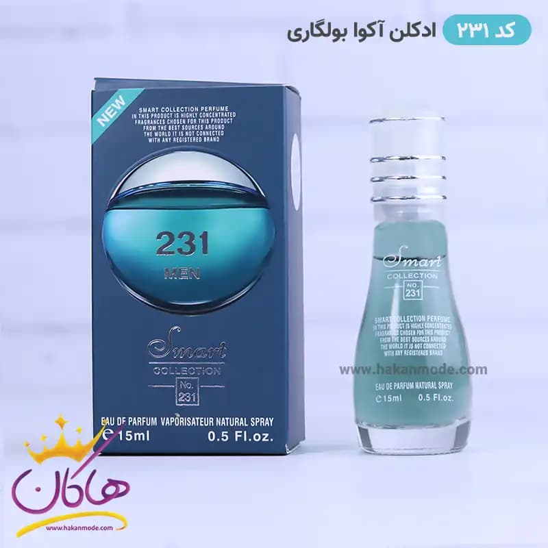 ادکلن اسمارت مردانه 231 اکوا بولگاری 15 میل — تصویر ۴