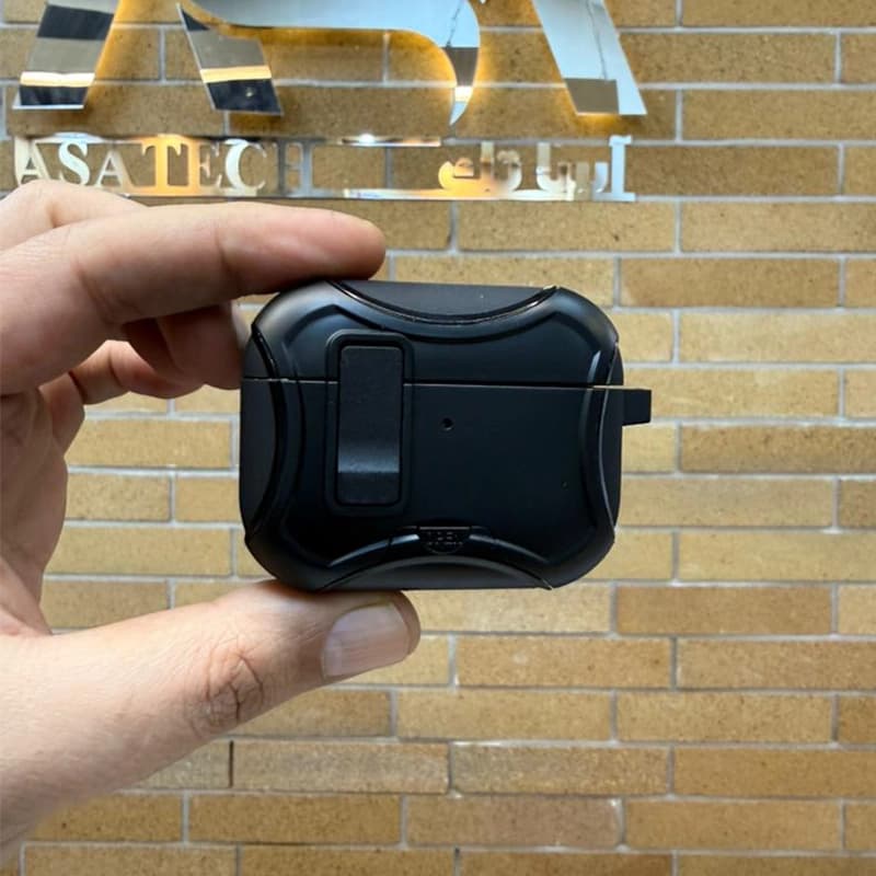 کاور ضد ضربه کیس ایرپاد پرو 3 (Airpods Pro 3) برند StopTime همراه با قفل محافظ — تصویر ۳