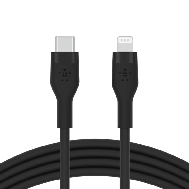 کابل تبدیل USB-C به لایتنینگ بلکین طول 3 متر مدل CAA009bt3MBK