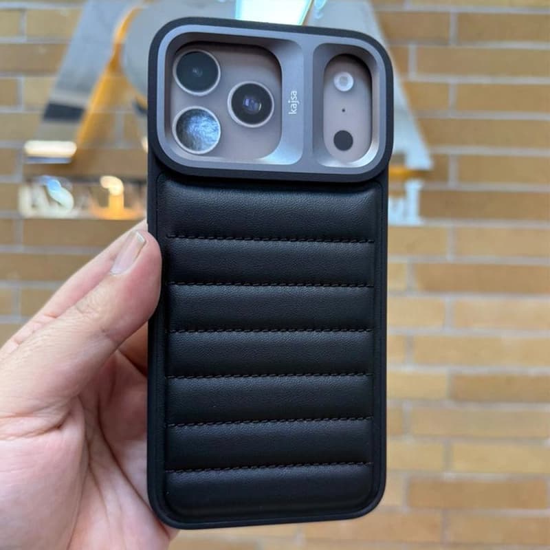کاور چرمی KAJSA مدل Horizon مناسب برای iPhone 17 ProMax — تصویر ۵