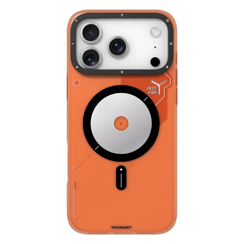 کاور YOUNGKIT مدل Sander Disk + Camera Control Button مناسب برای iPhone 17 ProMax — تصویر ۷