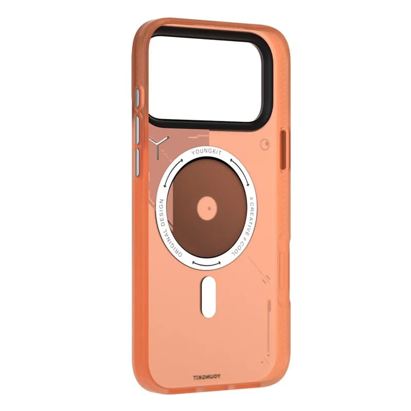 کاور YOUNGKIT مدل Sander Disk + Camera Control Button مناسب برای iPhone 17 ProMax — تصویر ۱۰