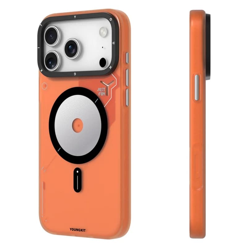 کاور YOUNGKIT مدل Sander Disk + Camera Control Button مناسب برای iPhone 17 ProMax — تصویر ۲