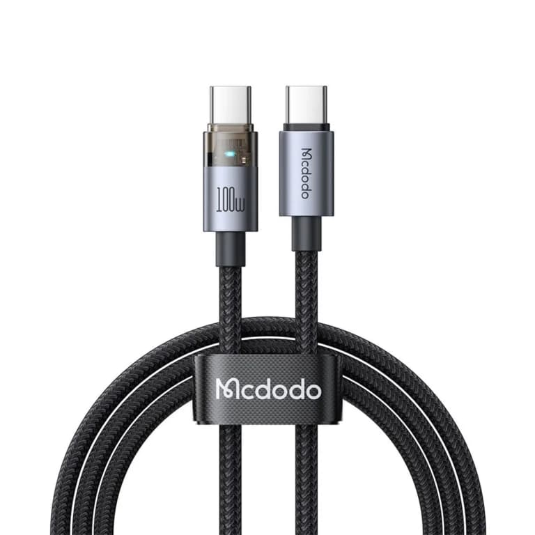 کابل تبدیل Type-C به Type-C مک دودو مدل Mcdodo CA-5580 توان 100 وات طول 1.2 متر