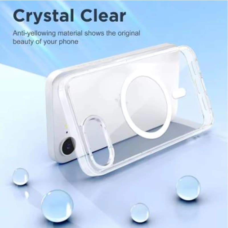 کاور مگ سیف شفاف برند Mutural مناسب برای گوشی موبایل اپل iPhone 16e — تصویر ۴
