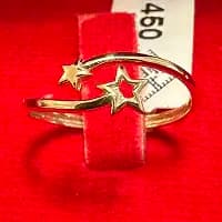 انگشتر طلا 18 عیار زنانه مدل ستاره