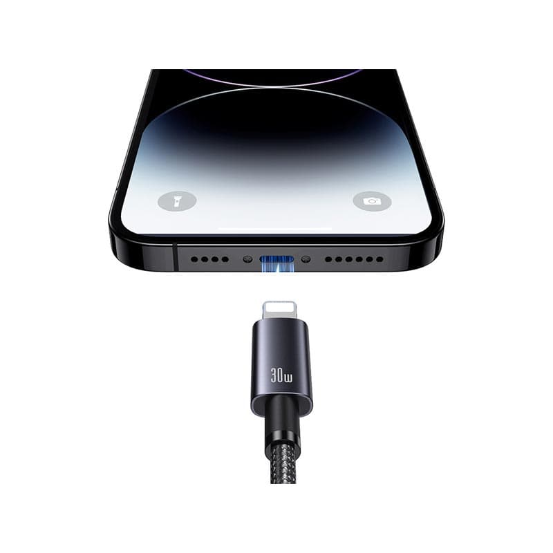 کابل تبدیل 30 وات USB-C به لایتنینگ یوسمز مدل SJ662 طول 1.2 متر — تصویر ۹