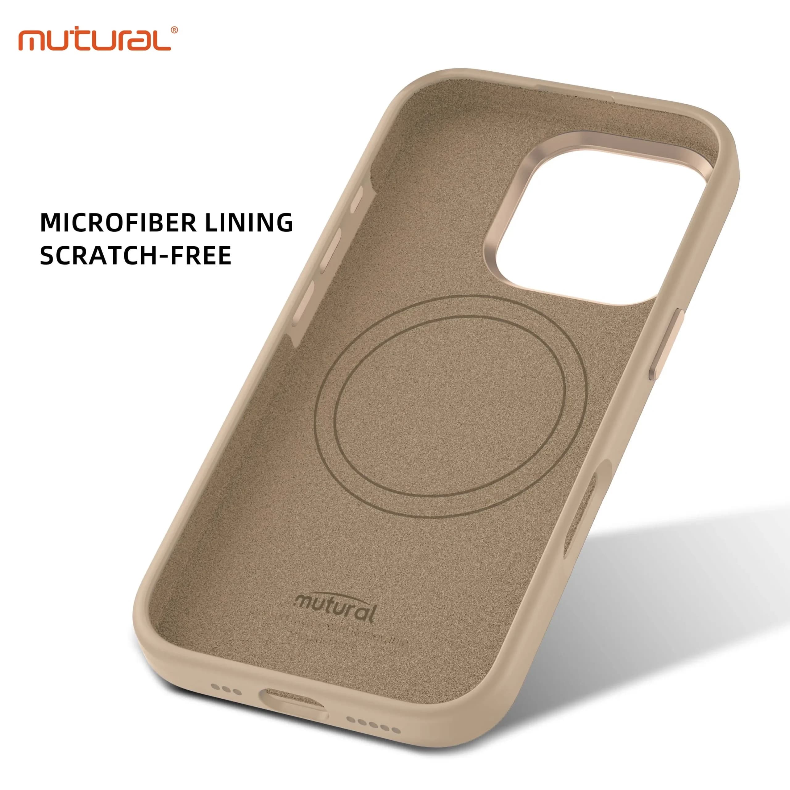 کاور مگ سیف Mutural مدل Magnetic Pure Liquid Silicone مناسب برای iPhone 16 ProMax — تصویر ۶