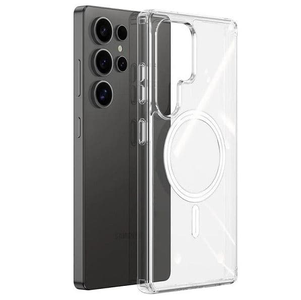کاور مگ سیف شفاف برند Mutural مناسب برای گوشی موبایل سامسونگ Galaxy S25 Ultra — تصویر ۵