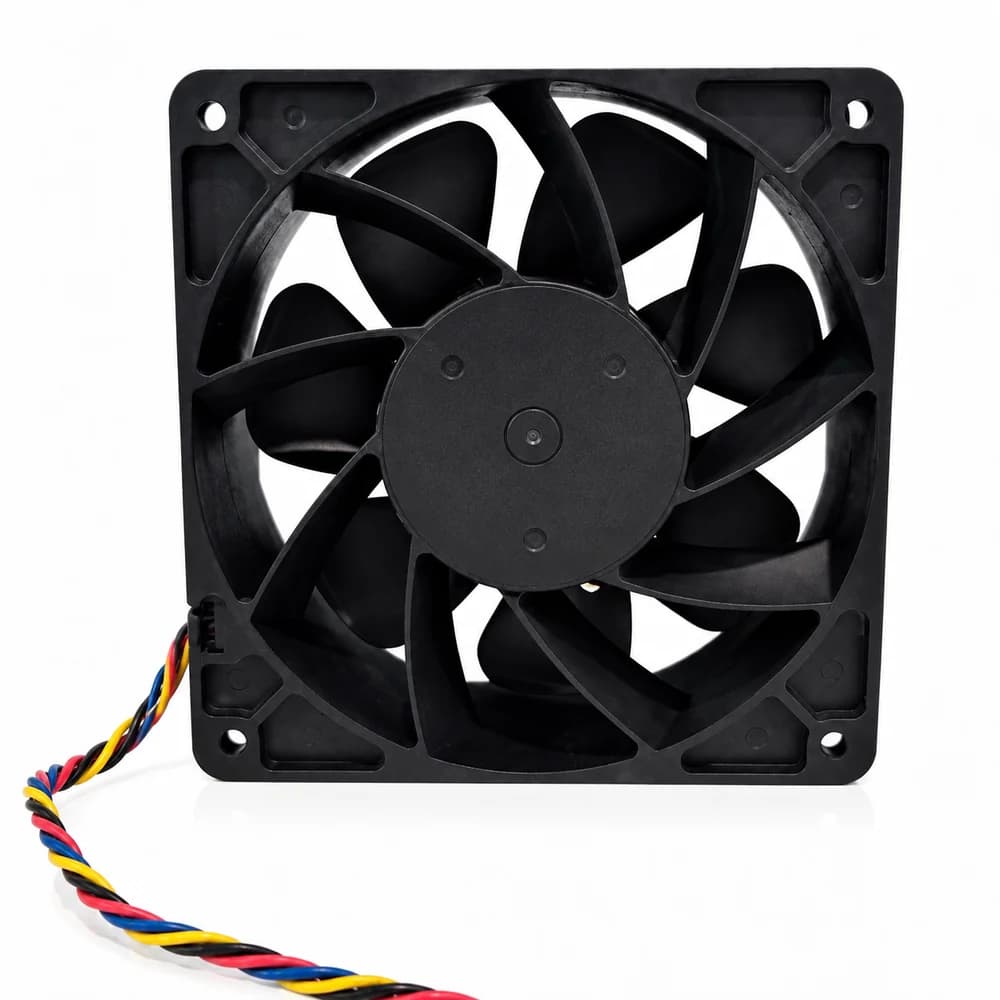 جت فن 12 سانت دلتا Delta QFR1212GHE 12V 2.7A صنعتی — تصویر ۶