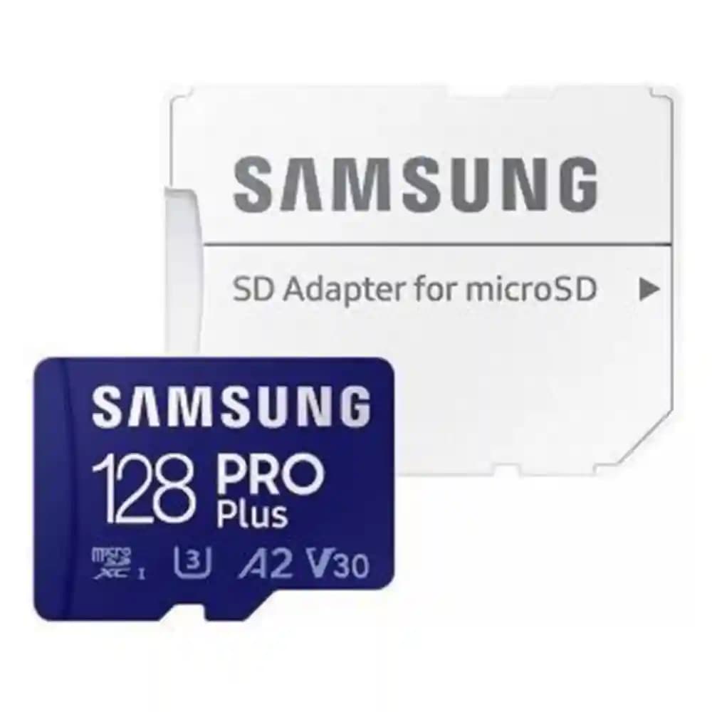 کارت حافظه MicroSDXC سامسونگ pro plus UHS-I U3 A2 V30 ظرفیت 128 گیگابایت — تصویر ۲