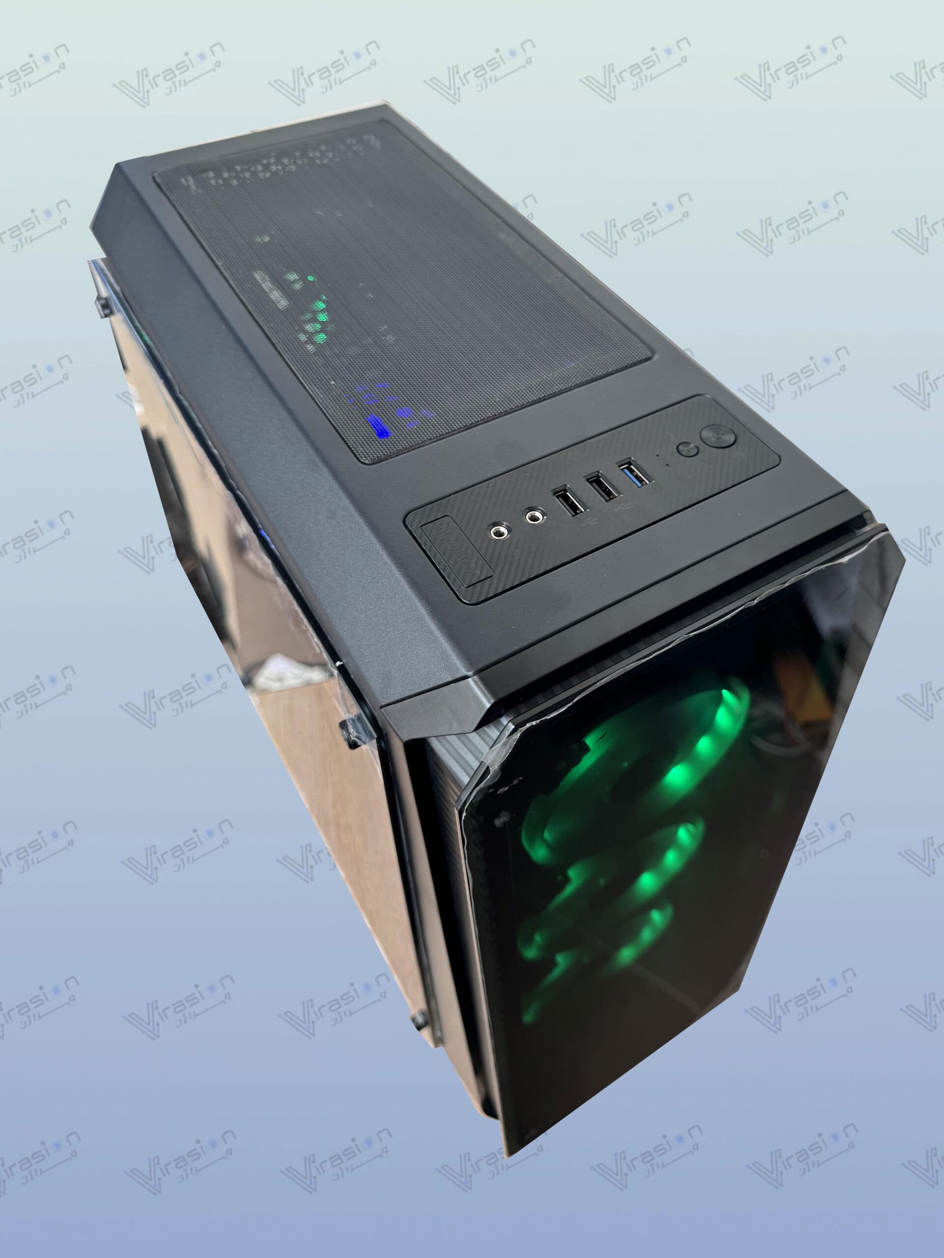 کیس گیمینگ اسمبل شده مدل Gaming-G2 | پردازنده Core i3 14100F | مادربرد Gigabyte H610M | گرافیک RTX 2060 Super 8GB | رم 16GB — تصویر ۵